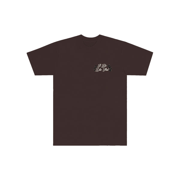 Smile & Cry Tee - Brown